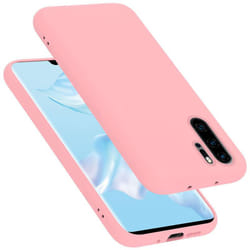 Cadorabo Case for Huawei P30 PRO Cover Protection TPU Silicone Gel - LIQUID PINK, Huawei P30 Pro