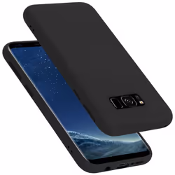 Cadorabo Case for Samsung Galaxy S8 Cover Protection TPU Silicone Gel - LIQUID SCHWARZ, Samsung Galaxy S8