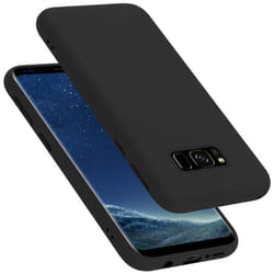 Cadorabo Case for Samsung Galaxy S8 Cover Protection TPU Silicone Gel - LIQUID SCHWARZ, Samsung Galaxy S8