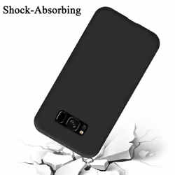Cadorabo Case for Samsung Galaxy S8 Cover Protection TPU Silicone Gel - LIQUID SCHWARZ, Samsung Galaxy S8