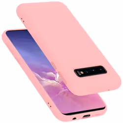 Cadorabo Case for Samsung Galaxy S10 4G Cover Protection TPU Silicone Gel - LIQUID PINK, Samsung Galaxy S10