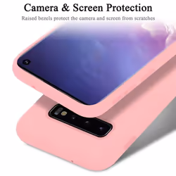 Cadorabo Case for Samsung Galaxy S10 4G Cover Protection TPU Silicone Gel - LIQUID PINK, Samsung Galaxy S10