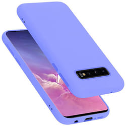 Cadorabo Case for Samsung Galaxy S10 4G Cover Protection TPU Silicone Gel - LIQUID HELL LILA, Samsung Galaxy S10