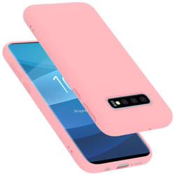 Cadorabo Case for Samsung Galaxy S10 PLUS Cover Protection TPU Silicone Gel - LIQUID PINK, Samsung Galaxy S10 PLUS