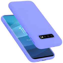 Cadorabo Case for Samsung Galaxy S10 PLUS Cover Protection TPU Silicone Gel - LIQUID HELL LILA, Samsung Galaxy S10 PLUS
