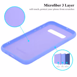 Cadorabo Case for Samsung Galaxy S10 PLUS Cover Protection TPU Silicone Gel - LIQUID HELL LILA, Samsung Galaxy S10 PLUS