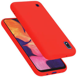 Cadorabo Case for Samsung Galaxy A10 / M10 Cover Protection TPU Silicone Gel - LIQUID ROT, Samsung Galaxy A10