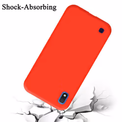 Cadorabo Case for Samsung Galaxy A10 / M10 Cover Protection TPU Silicone Gel - LIQUID ROT, Samsung Galaxy A10