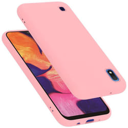 Cadorabo Case for Samsung Galaxy A10 / M10 Cover Protection TPU Silicone Gel - LIQUID PINK, Samsung Galaxy A10