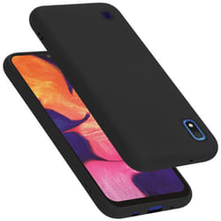 Cadorabo Case for Samsung Galaxy A10 / M10 Cover Protection TPU Silicone Gel - LIQUID SCHWARZ, Samsung Galaxy A10