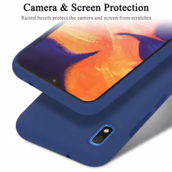 Cadorabo Case for Samsung Galaxy A10 / M10 Cover Protection TPU Silicone Gel - LIQUID BLAU, Samsung Galaxy A10