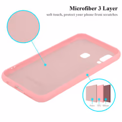 Cadorabo Case for Samsung Galaxy A40 Cover Protection TPU Silicone Gel - LIQUID PINK