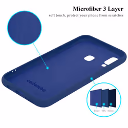 Cadorabo Case for Samsung Galaxy A40 Cover Protection TPU Silicone Gel - LIQUID BLUE