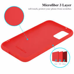 Cadorabo Case for Samsung Galaxy S20 PLUS Cover Protection TPU Silicone Gel - LIQUID ROT, Samsung Galaxy S20 PLUS