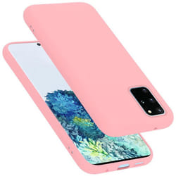 Cadorabo Case for Samsung Galaxy S20 PLUS Cover Protection TPU Silicone Gel - LIQUID PINK, Samsung Galaxy S20 PLUS