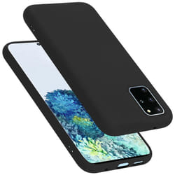 Cadorabo Case for Samsung Galaxy S20 PLUS Cover Protection TPU Silicone Gel - LIQUID SCHWARZ, Samsung Galaxy S20 PLUS