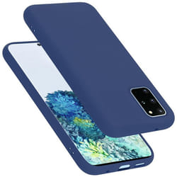 Cadorabo Case for Samsung Galaxy S20 PLUS Cover Protection TPU Silicone Gel - LIQUID BLAU, Samsung Galaxy S20 PLUS