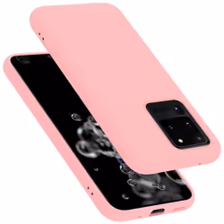 Cadorabo Case for Samsung Galaxy S20 ULTRA Cover Protection TPU Silicone Gel - LIQUID PINK, Samsung Galaxy S20 ULTRA
