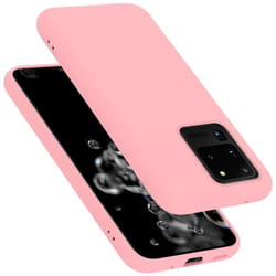 Cadorabo Case for Samsung Galaxy S20 ULTRA Cover Protection TPU Silicone Gel - LIQUID PINK, Samsung Galaxy S20 ULTRA