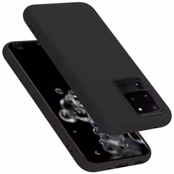 Cadorabo Case for Samsung Galaxy S20 ULTRA Cover Protection TPU Silicone Gel - LIQUID SCHWARZ, Samsung Galaxy S20 ULTRA