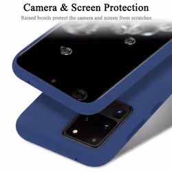 Cadorabo Case for Samsung Galaxy S20 ULTRA Cover Protection TPU Silicone Gel - LIQUID BLAU, Samsung Galaxy S20 ULTRA
