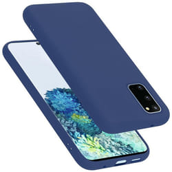 Cadorabo Case for Samsung Galaxy S20 Cover Protection TPU Silicone Gel - LIQUID BLAU, Samsung Galaxy S20 6.2
