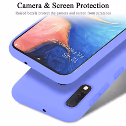 Cadorabo Case for Samsung Galaxy A10e / A20e Cover Protection TPU Silicone Gel - LIQUID HELL LILA, Samsung Galaxy A20E