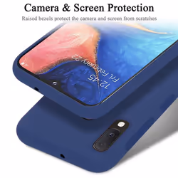 Cadorabo Case for Samsung Galaxy A10e / A20e Cover Protection TPU Silicone Gel - LIQUID BLAU, Samsung Galaxy A20E