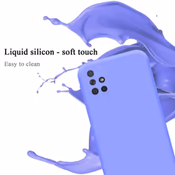 Cadorabo Case for Samsung Galaxy A51 4G / M40s Cover Protection TPU Silicone Gel - LIQUID HELL LILA, Samsung Galaxy A51