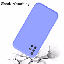 Cadorabo Case for Samsung Galaxy A51 4G / M40s Cover Protection TPU Silicone Gel - LIQUID HELL LILA, Samsung Galaxy A51