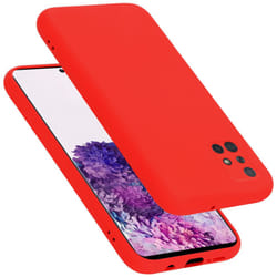 Cadorabo Case for Samsung Galaxy A71 4G Cover Protection TPU Silicone Gel - LIQUID ROT, Samsung Galaxy A71
