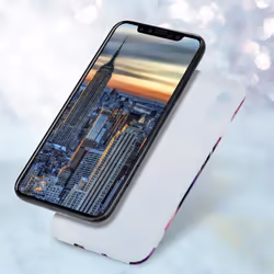 Cadorabo Case for Apple iPhone X / XS TPU Silicone Cover Protection - Purple wave marble No.14