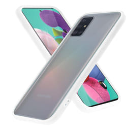 Cadorabo Case for Samsung Galaxy A51 5G Cover Matt Protection Hard Case Shockproof hard case TPU - Frosted Transparent