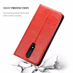 Cadorabo DE-149367 mobile phone case 16.9 cm (6.67") Flip case Red