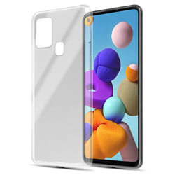 Cadorabo Case for Samsung Galaxy A21s Cover Transparent Protection TPU Silicone Gel