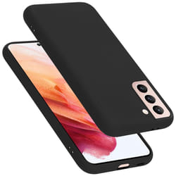 Cadorabo Case for Samsung Galaxy S21 5G Cover Protection TPU Silicone Gel - LIQUID BLACK