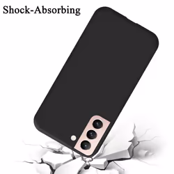 Cadorabo Case for Samsung Galaxy S21 5G Cover Protection TPU Silicone Gel - LIQUID BLACK