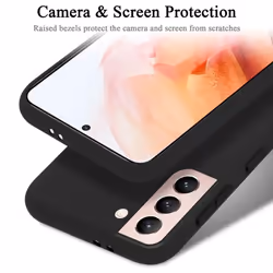 Cadorabo Case for Samsung Galaxy S21 5G Cover Protection TPU Silicone Gel - LIQUID BLACK