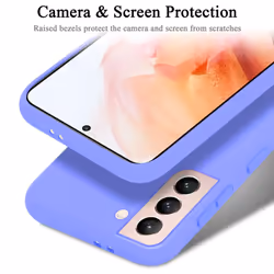 Cadorabo Case for Samsung Galaxy S21 5G Cover Protection TPU Silicone Gel - LIQUID LIGHT PURPLE