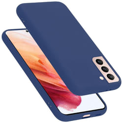 Cadorabo Case for Samsung Galaxy S21 5G Cover Protection TPU Silicone Gel - LIQUID BLUE