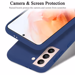 Cadorabo Case for Samsung Galaxy S21 5G Cover Protection TPU Silicone Gel - LIQUID BLUE
