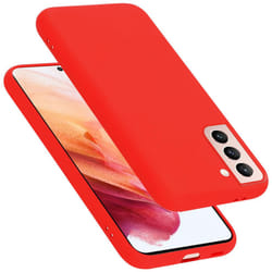 Cadorabo Case for Samsung Galaxy S21 5G Cover Protection TPU Silicone Gel - LIQUID RED