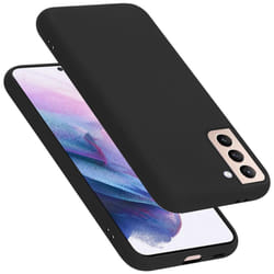 Cadorabo Case for Samsung Galaxy S21 PLUS Cover Protection TPU Silicone Gel - LIQUID BLACK