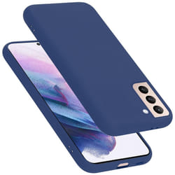 Cadorabo Case for Samsung Galaxy S21 PLUS Cover Protection TPU Silicone Gel - LIQUID BLUE