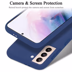 Cadorabo Case for Samsung Galaxy S21 PLUS Cover Protection TPU Silicone Gel - LIQUID BLUE