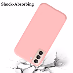 Cadorabo Case for Samsung Galaxy S21 PLUS Cover Protection TPU Silicone Gel - LIQUID PINK