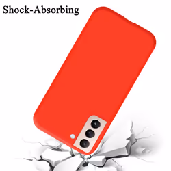 Cadorabo Case for Samsung Galaxy S21 PLUS Cover Protection TPU Silicone Gel - LIQUID RED