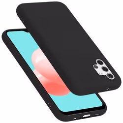 Cadorabo Case for Samsung Galaxy A32 5G Cover Protection TPU Silicone Gel - LIQUID BLACK