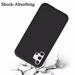 Cadorabo Case for Samsung Galaxy A32 5G Cover Protection TPU Silicone Gel - LIQUID BLACK