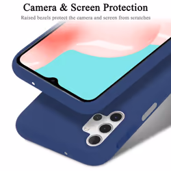 Cadorabo Case for Samsung Galaxy A32 5G Cover Protection TPU Silicone Gel - LIQUID BLUE